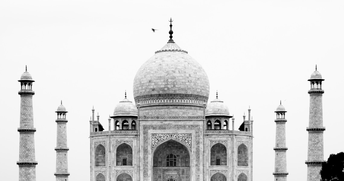 Endlich am Taj Mahal
