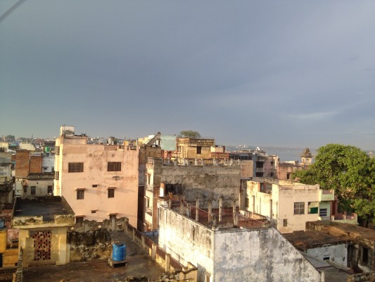 Blick über Varanasi