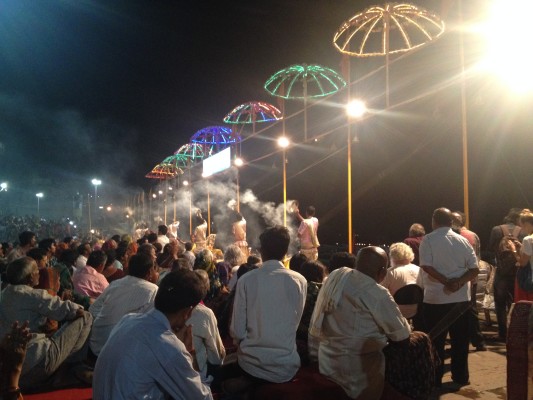 Varanasi Ganges-Zeremonie