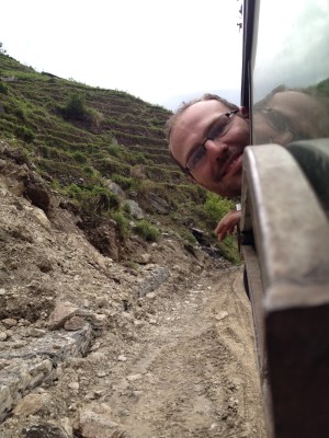 Gute Laune vor der Busfahrt