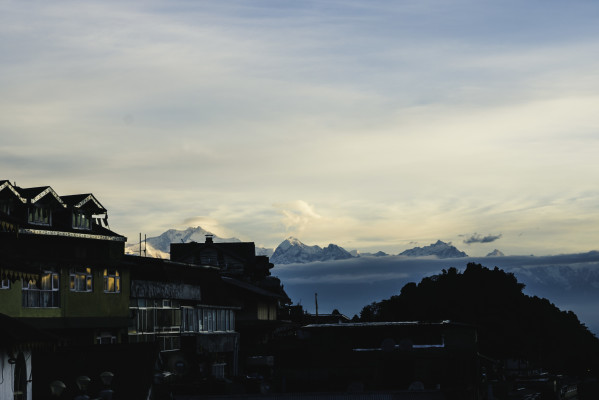 Blick auf den Kangchenjunga